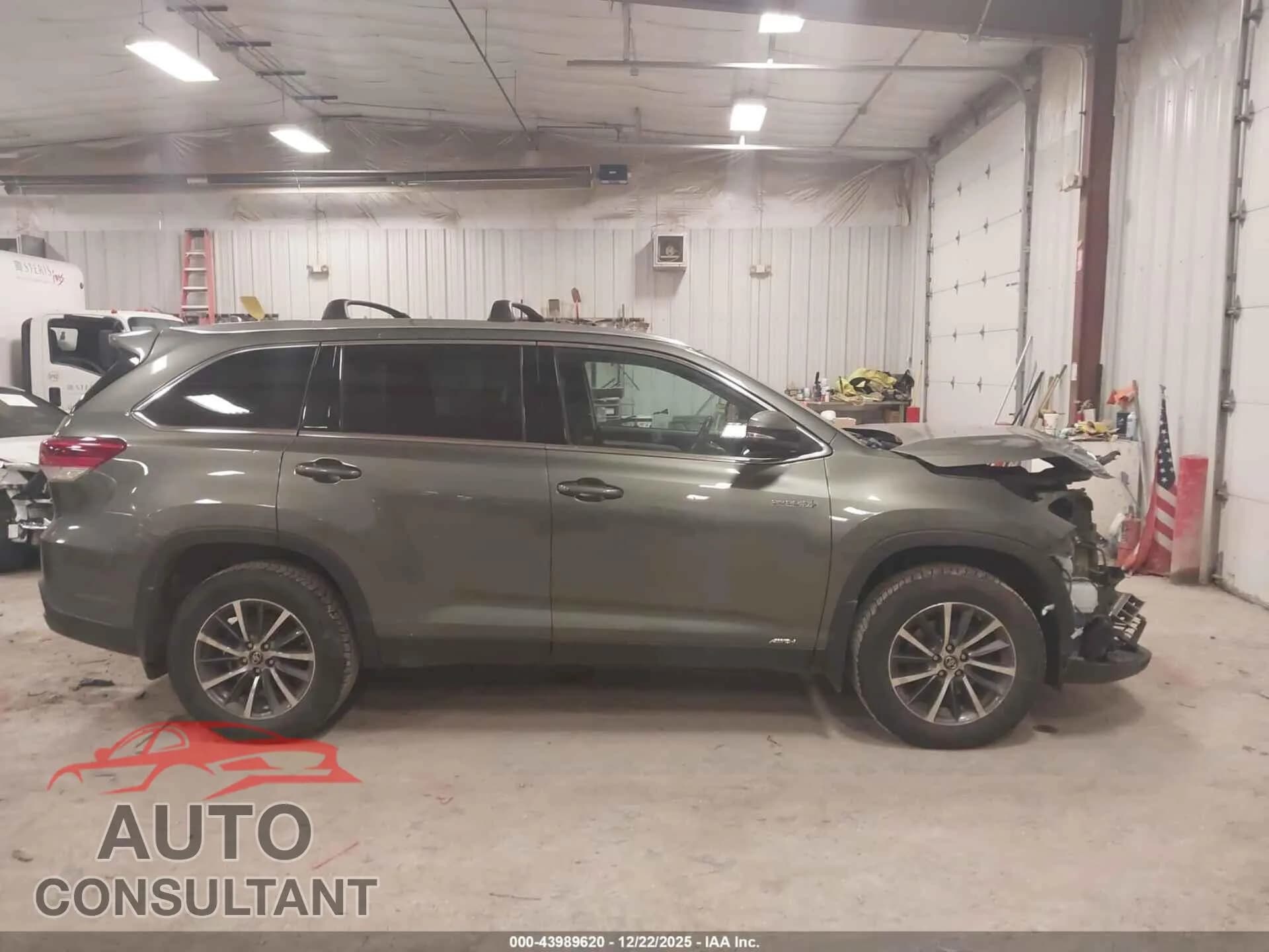 2019 TOYOTA HIGHLANDER HYBRID Damaged VIN 5TDJGRFHXKS075340 – photo 13 2019 TOYOTA HIGHLANDER HYBRID Damaged VIN 5TDJGRFHXKS075340 – photo 13