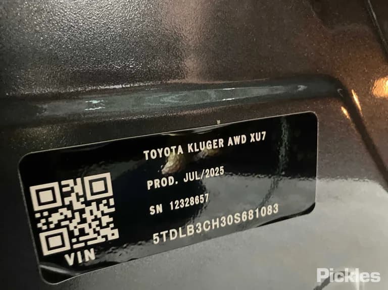 2025 Toyota Kluger Used VIN 5TDLB3CH30S681083 – engine bay 2025 Toyota Kluger Used VIN 5TDLB3CH30S681083 – engine bay