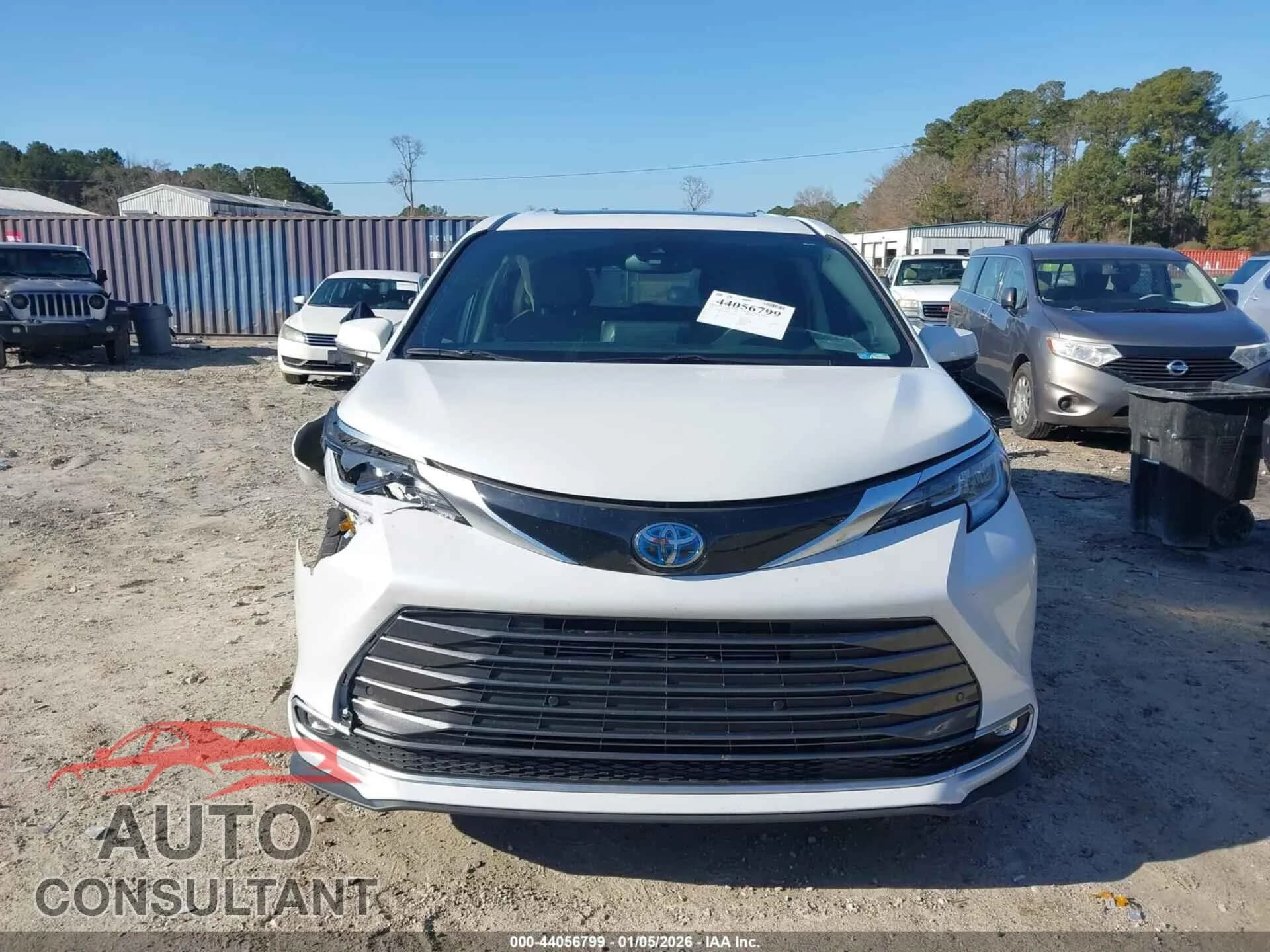 2022 TOYOTA SIENNA Damaged VIN 5TDZRKEC4NS110307 – photo 12 2022 TOYOTA SIENNA Damaged VIN 5TDZRKEC4NS110307 – photo 12