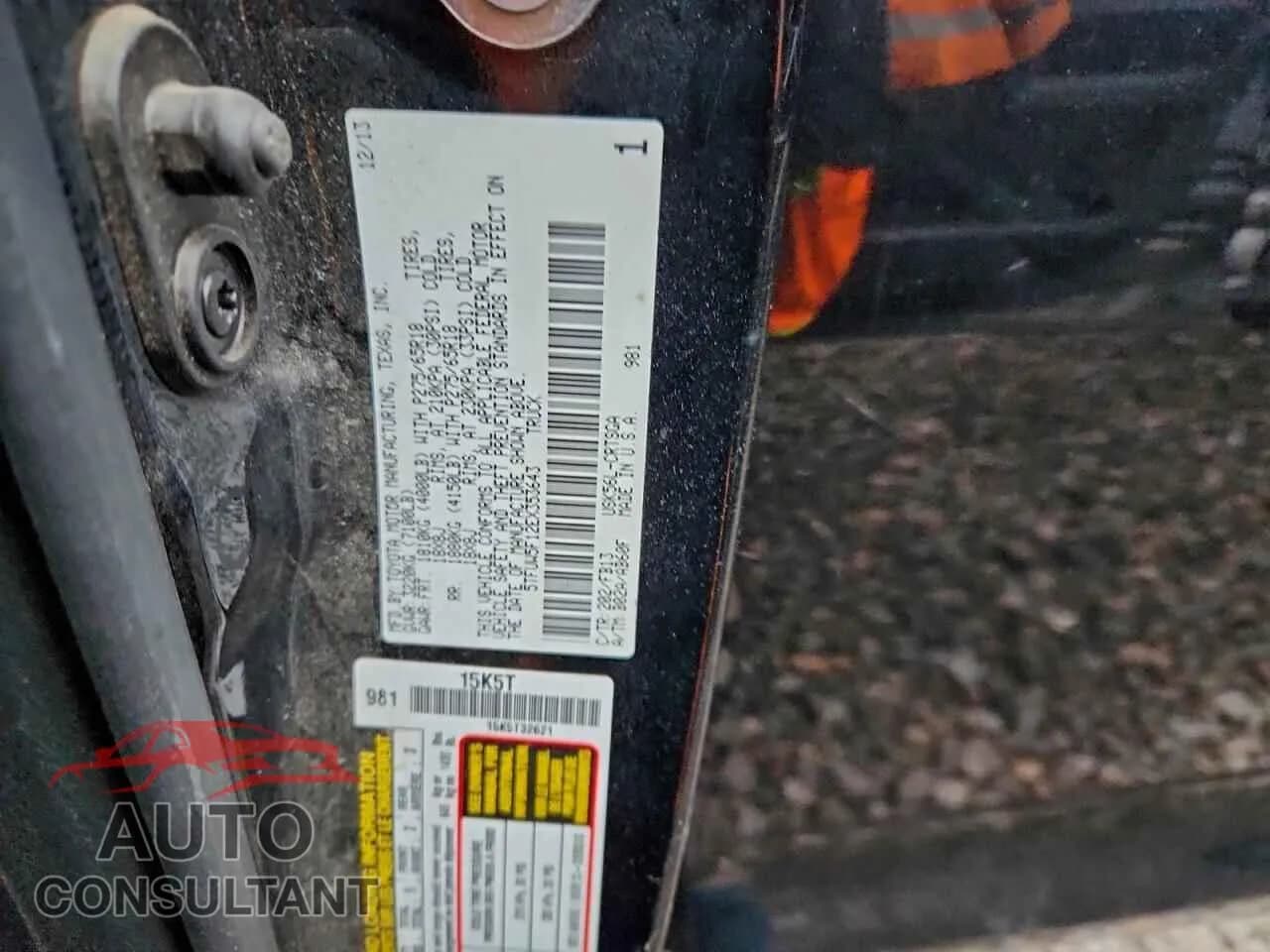 2014 TOYOTA TUNDRA Damaged VIN 5TFUW5F12EX353643 – photo 12 2014 TOYOTA TUNDRA Damaged VIN 5TFUW5F12EX353643 – photo 12