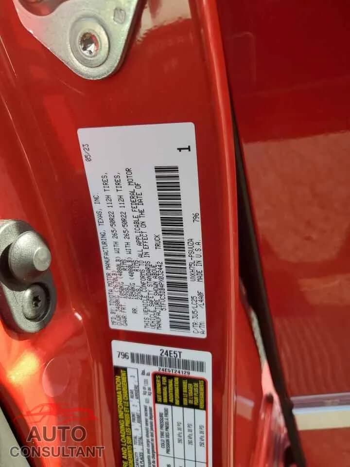 2023 TOYOTA TUNDRA Damaged VIN 5TFVC5DB4PX032442 – photo 13 2023 TOYOTA TUNDRA Damaged VIN 5TFVC5DB4PX032442 – photo 13