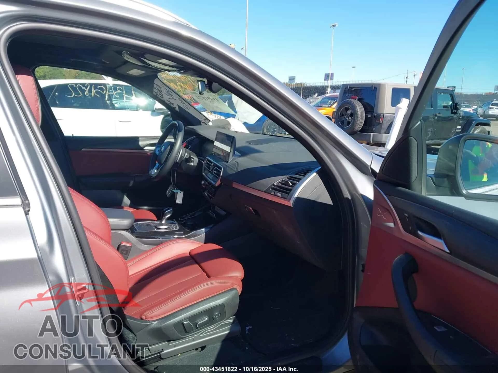 2024 BMW X3 Damaged VIN 5UX53DP01R9V43648 – interior seats 2024 BMW X3 Damaged VIN 5UX53DP01R9V43648 – interior seats