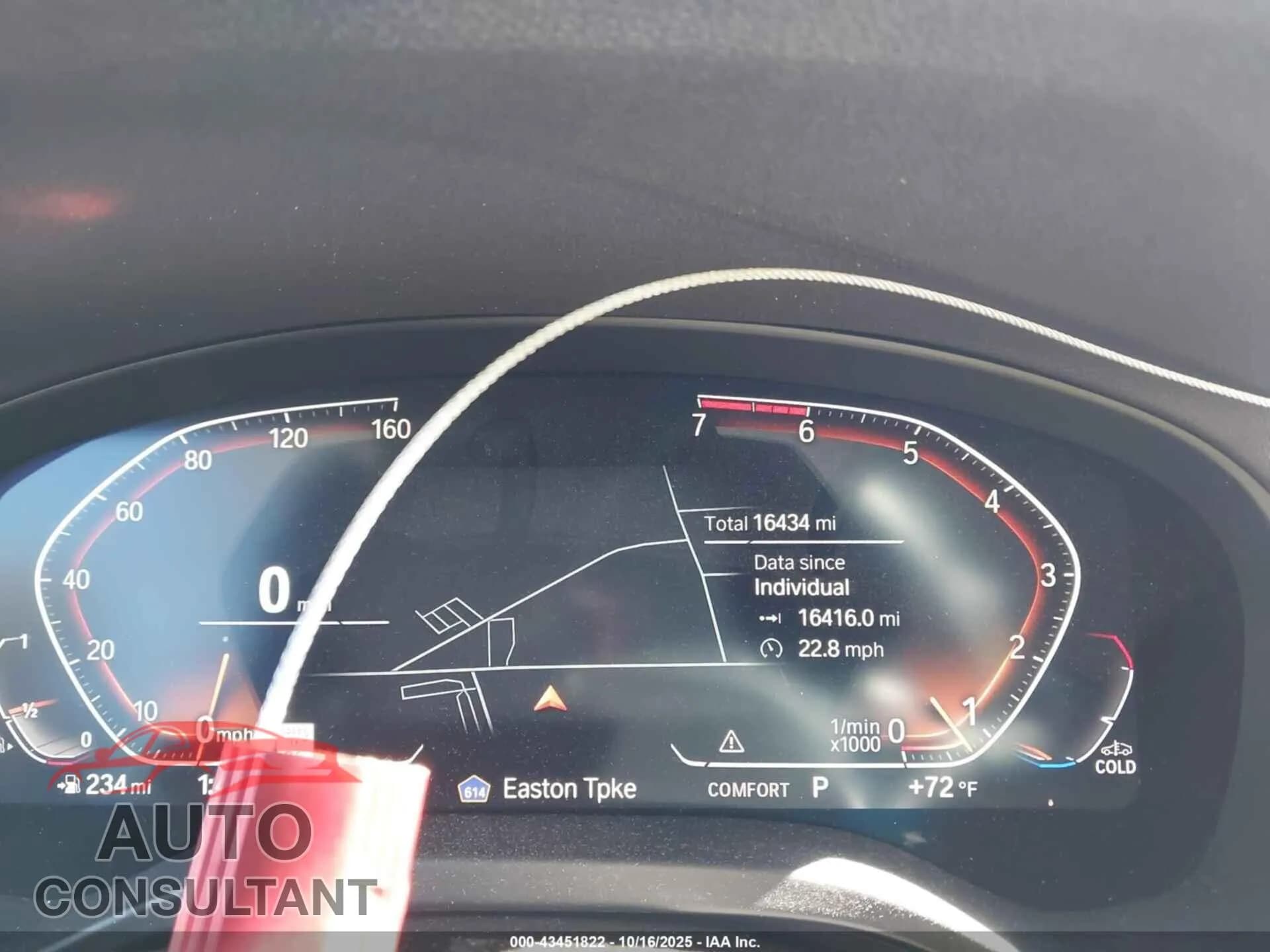 2024 BMW X3 Damaged VIN 5UX53DP01R9V43648 – exterior detail 2024 BMW X3 Damaged VIN 5UX53DP01R9V43648 – exterior detail