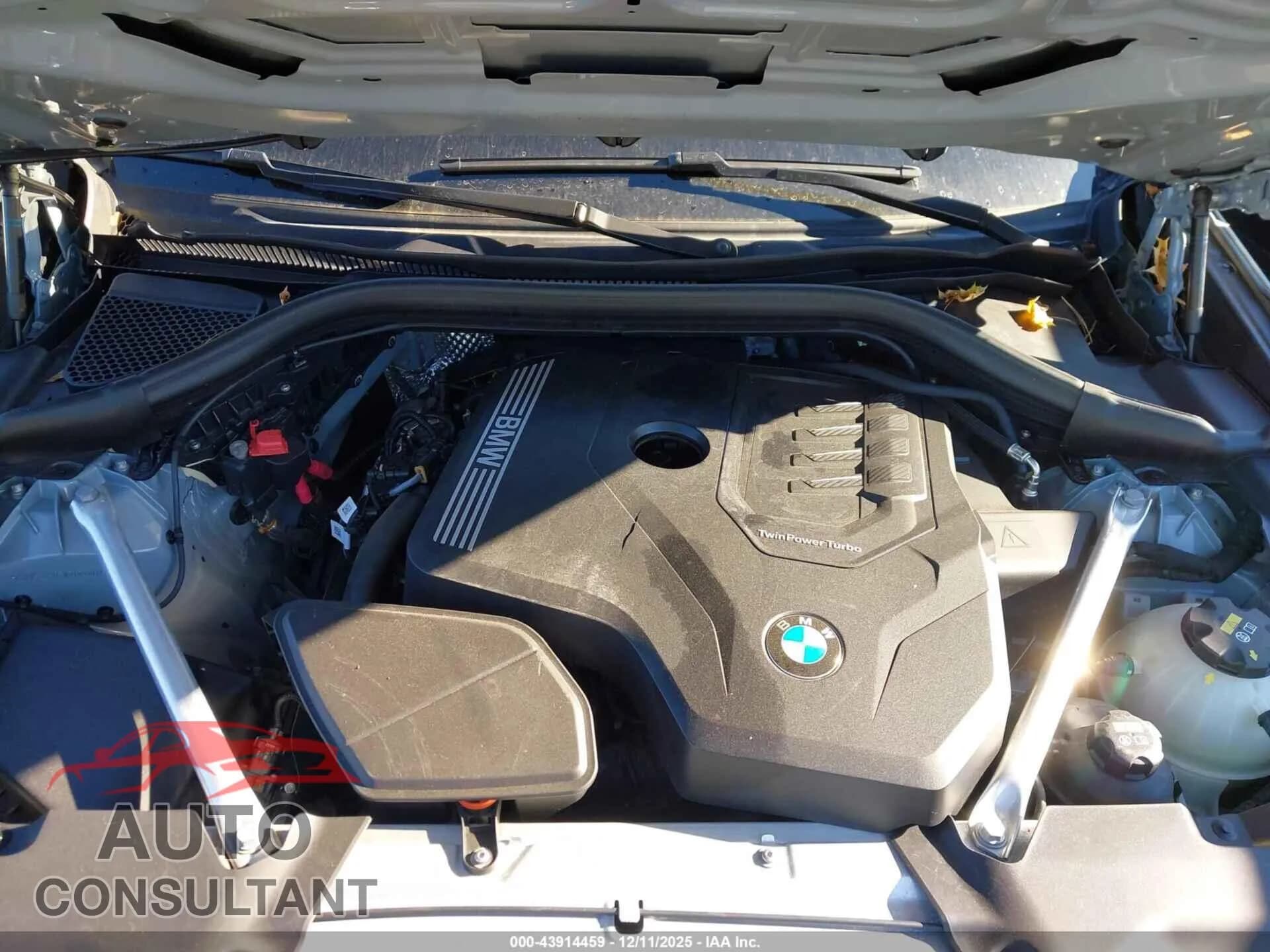 2022 BMW X3 Damaged VIN 5UX53DP07N9J09101 – odometer reading 2022 BMW X3 Damaged VIN 5UX53DP07N9J09101 – odometer reading