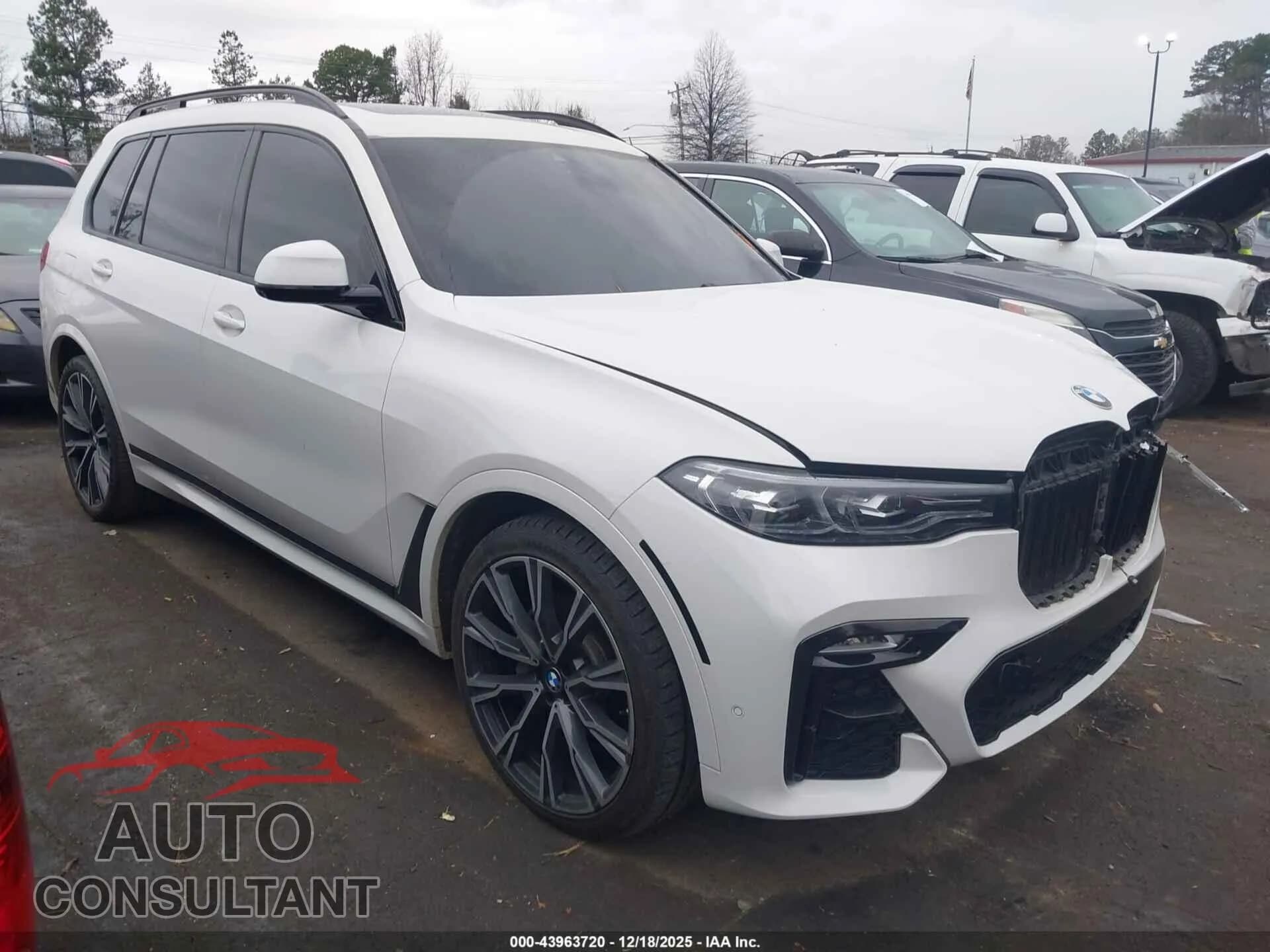 2019 BMW X7 Damaged VIN 5UXCW2C55KL085769 – front exterior 2019 BMW X7 Damaged VIN 5UXCW2C55KL085769 – front exterior