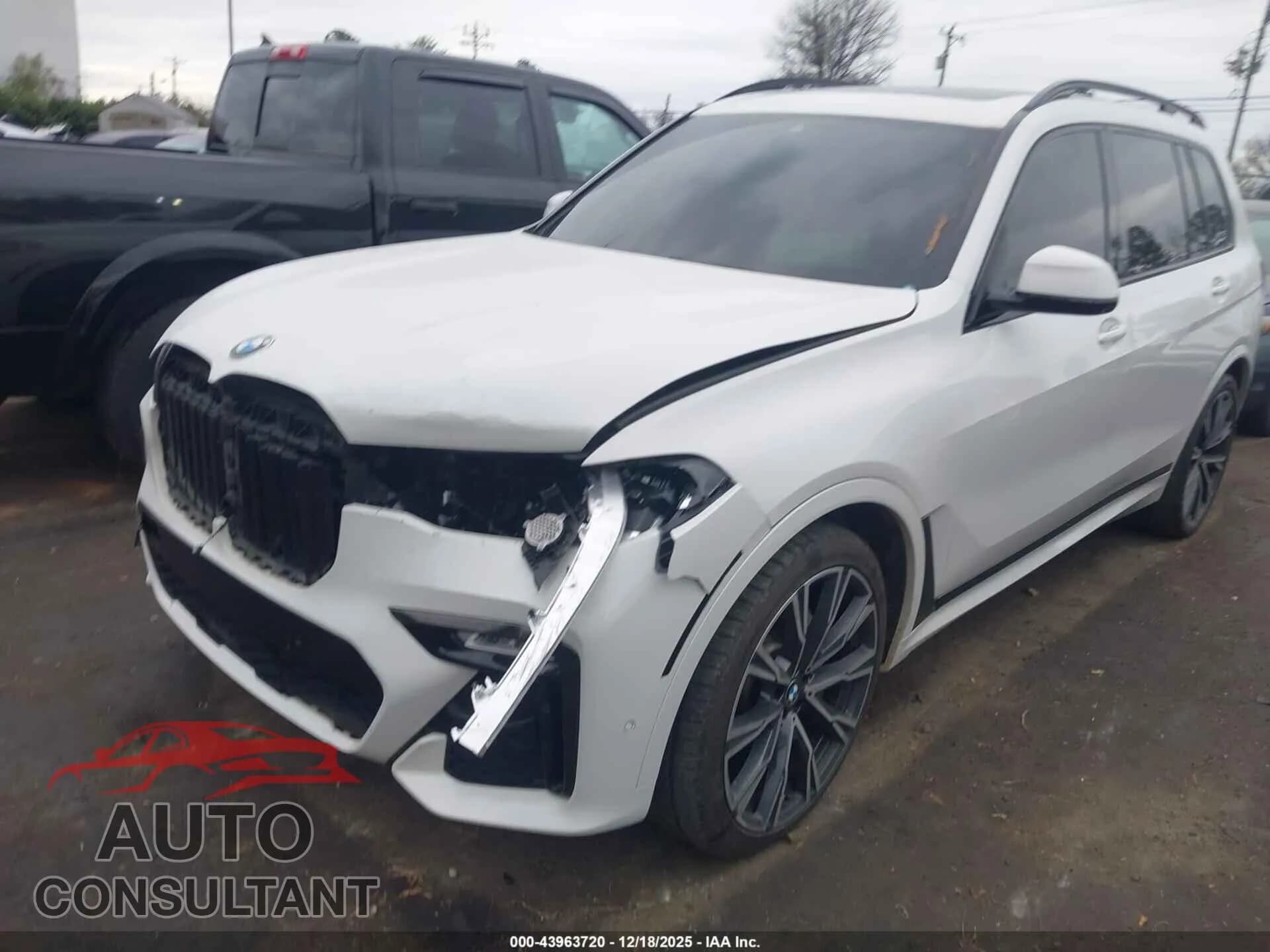 2019 BMW X7 Damaged VIN 5UXCW2C55KL085769 – rear exterior 2019 BMW X7 Damaged VIN 5UXCW2C55KL085769 – rear exterior