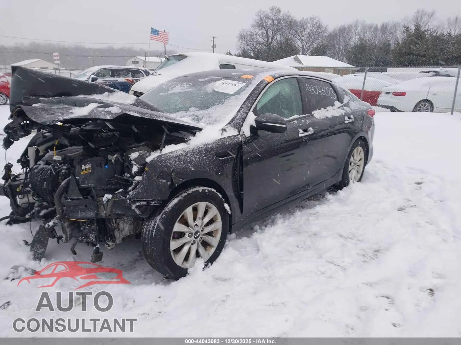 2017 KIA OPTIMA Damaged VIN 5XXGT4L36HG171106 – rear exterior 2017 KIA OPTIMA Damaged VIN 5XXGT4L36HG171106 – rear exterior