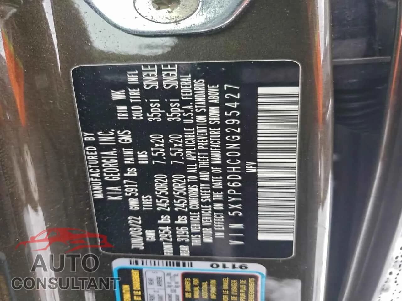 2022 KIA TELLURIDE Damaged VIN 5XYP6DHC0NG295427 – photo 12 2022 KIA TELLURIDE Damaged VIN 5XYP6DHC0NG295427 – photo 12