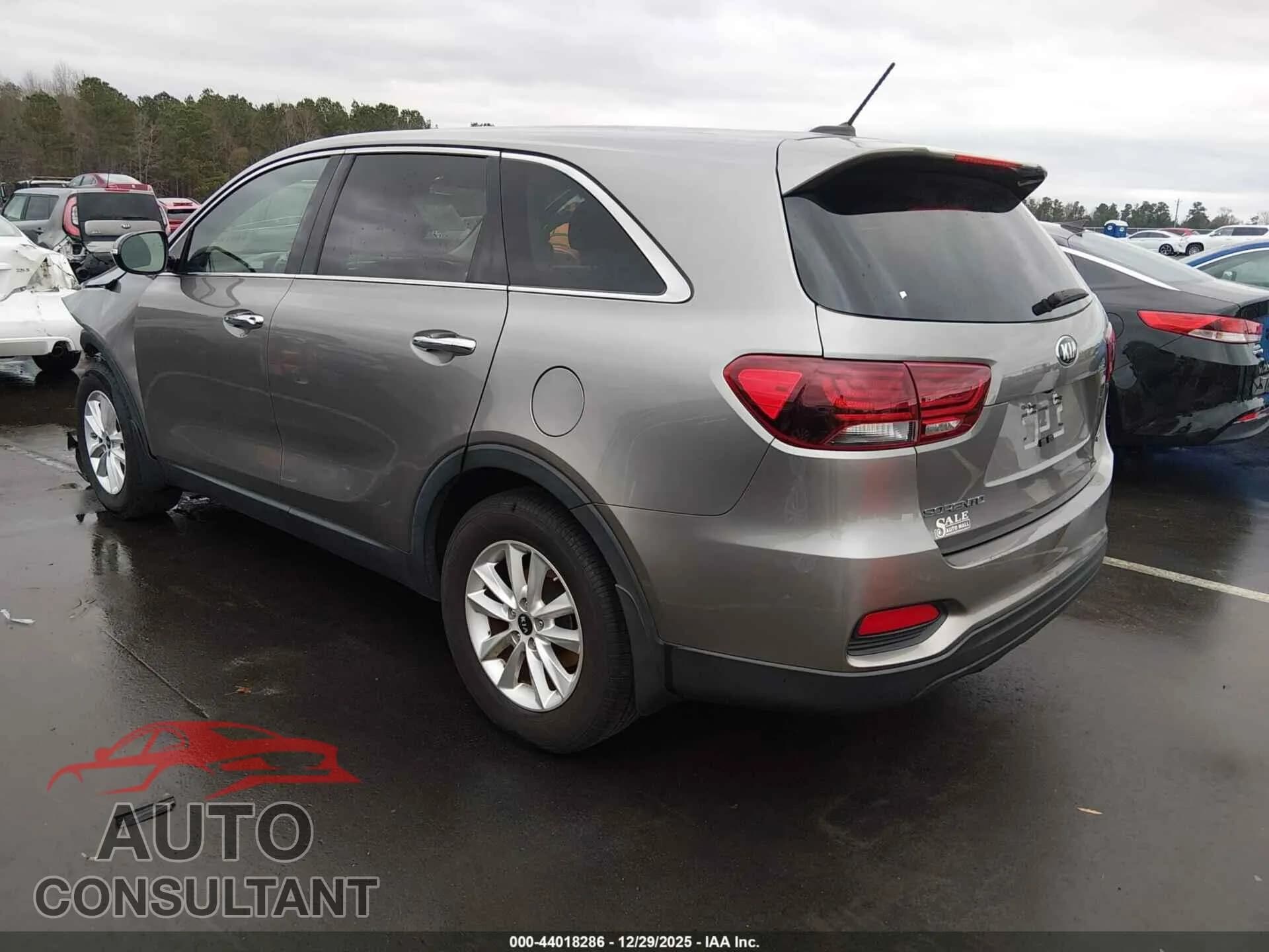 2019 KIA SORENTO Damaged VIN 5XYPG4A37KG531669 – side profile 2019 KIA SORENTO Damaged VIN 5XYPG4A37KG531669 – side profile