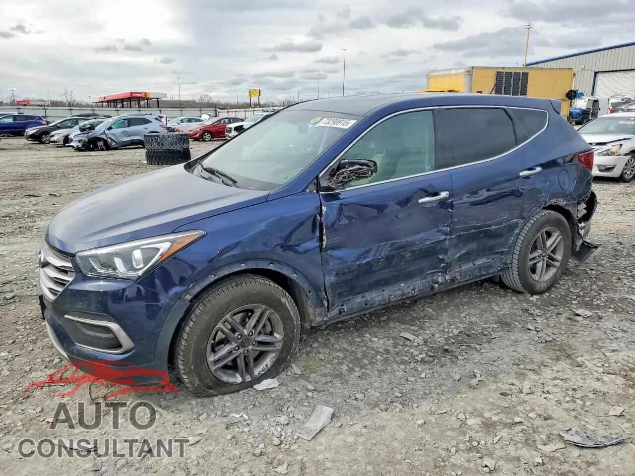 2018 HYUNDAI SANTA FE Damaged VIN 5XYZT3LB3JG526244 – front exterior 2018 HYUNDAI SANTA FE Damaged VIN 5XYZT3LB3JG526244 – front exterior
