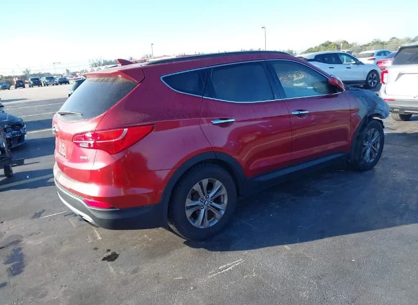 2013 HYUNDAI SANTA Used VIN 5XYZU3LB5DG034140 – rear exterior 2013 HYUNDAI SANTA Used VIN 5XYZU3LB5DG034140 – rear exterior