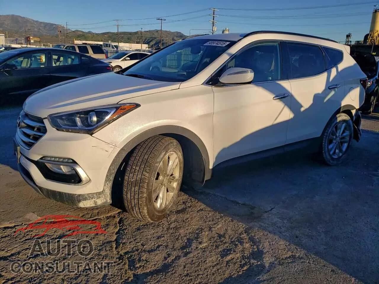 2018 HYUNDAI SANTA FE Damaged VIN 5XYZU4LA3JG570156 – front exterior 2018 HYUNDAI SANTA FE Damaged VIN 5XYZU4LA3JG570156 – front exterior