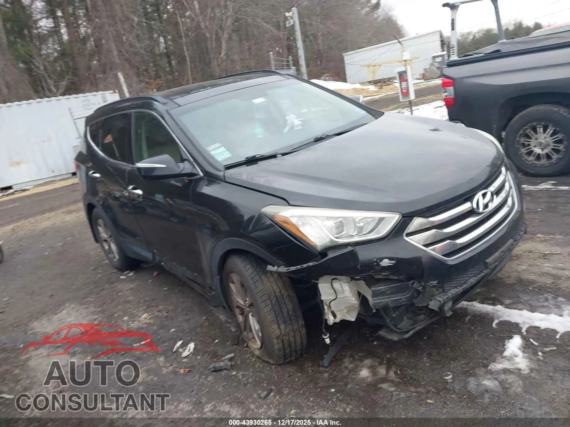 2014 HYUNDAI SANTA FE SPORT Damaged VIN 5XYZUDLB6EG154245 – front exterior 2014 HYUNDAI SANTA FE SPORT Damaged VIN 5XYZUDLB6EG154245 – front exterior