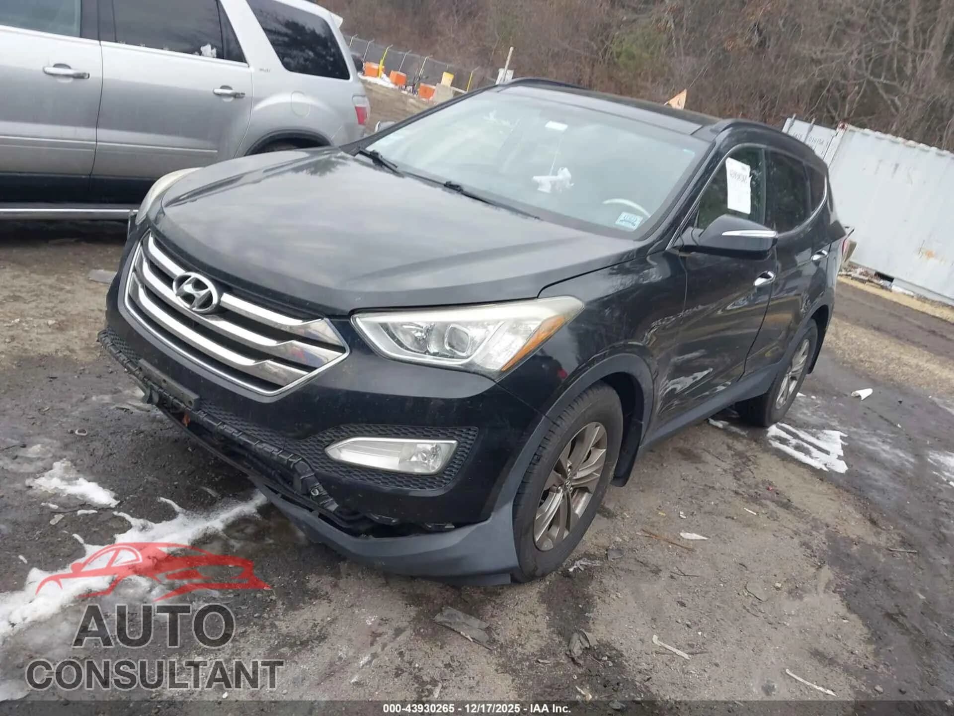 2014 HYUNDAI SANTA FE SPORT Damaged VIN 5XYZUDLB6EG154245 – rear exterior 2014 HYUNDAI SANTA FE SPORT Damaged VIN 5XYZUDLB6EG154245 – rear exterior