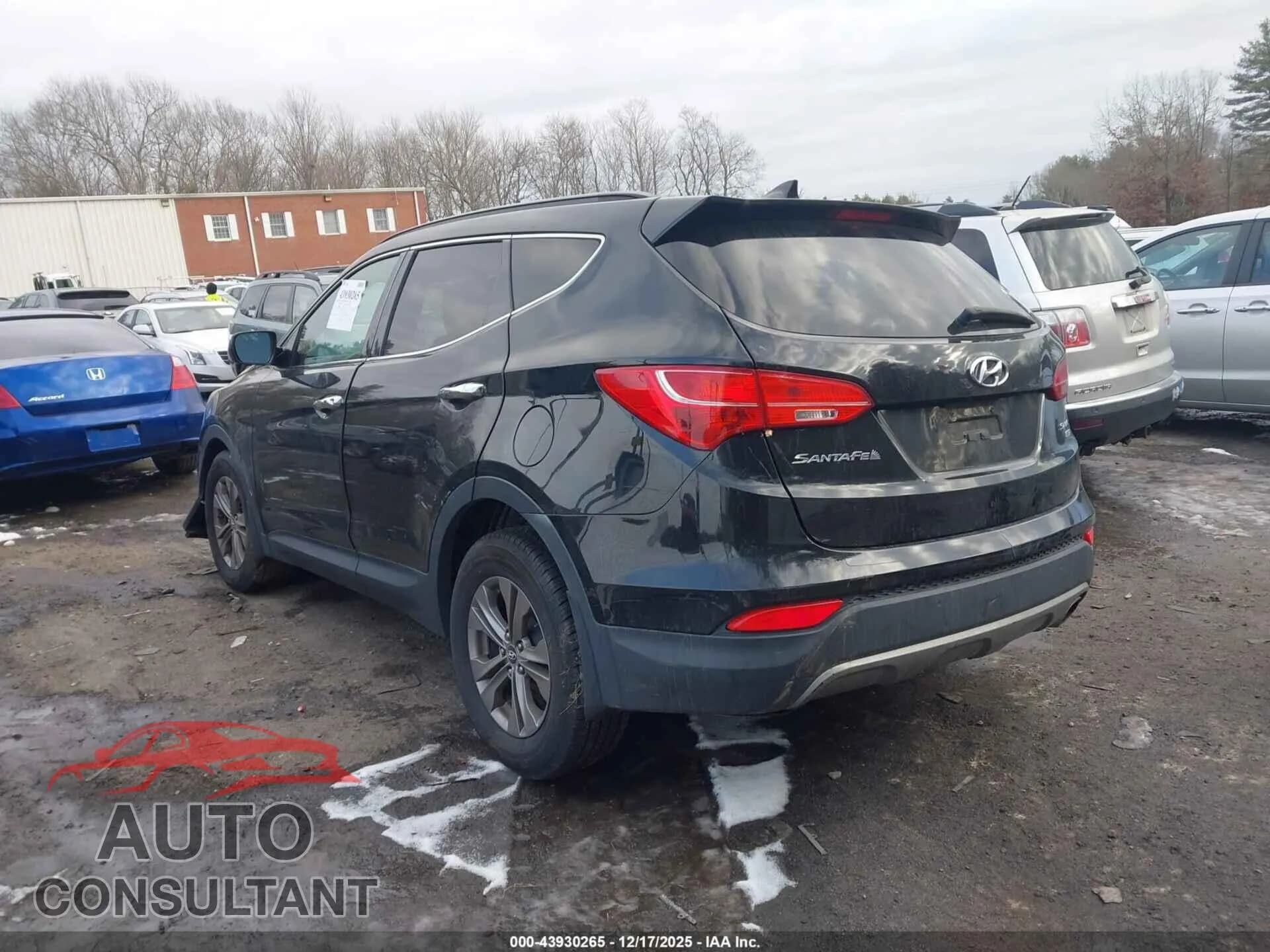 2014 HYUNDAI SANTA FE SPORT Damaged VIN 5XYZUDLB6EG154245 – side profile 2014 HYUNDAI SANTA FE SPORT Damaged VIN 5XYZUDLB6EG154245 – side profile