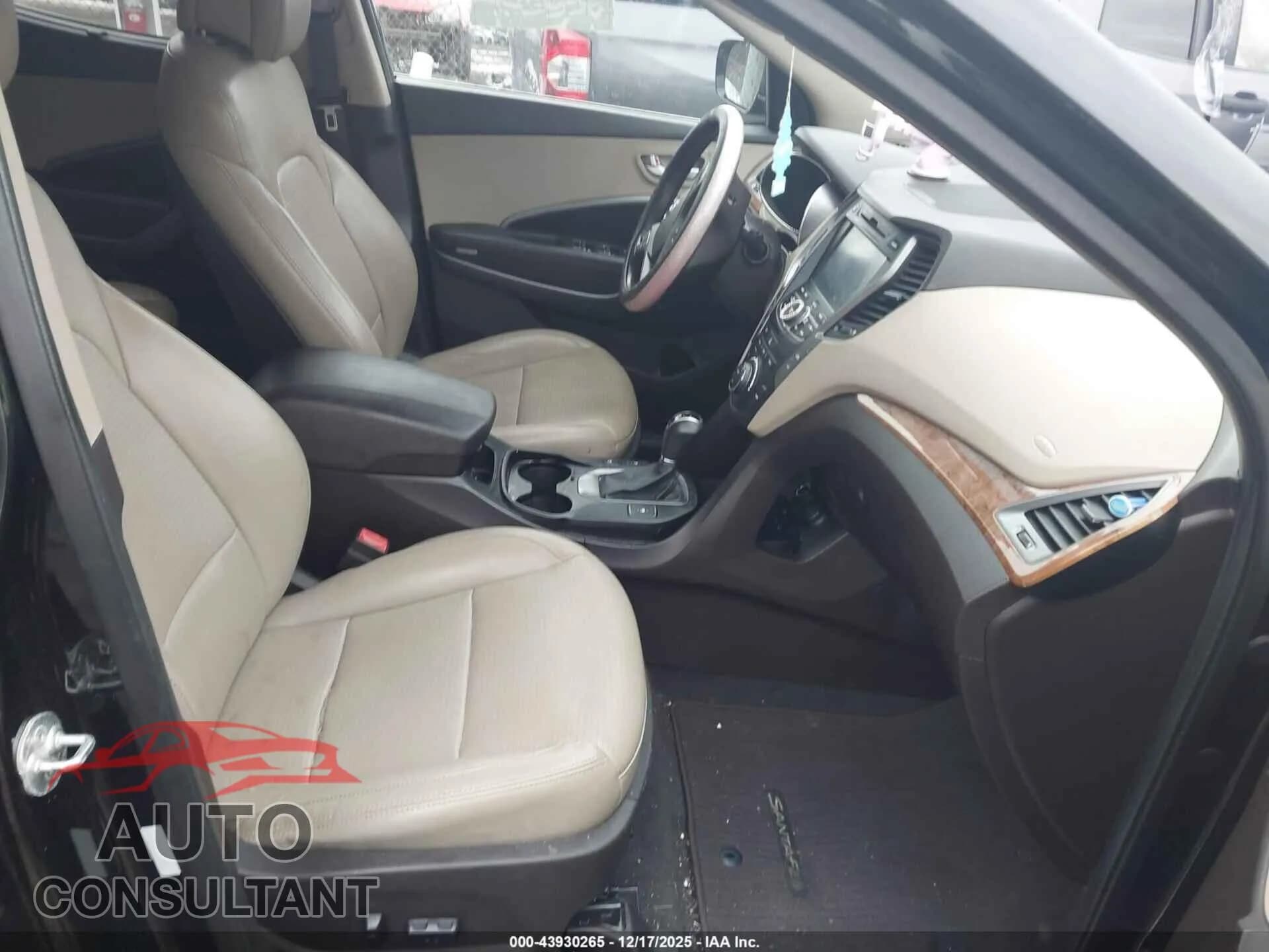 2014 HYUNDAI SANTA FE SPORT Damaged VIN 5XYZUDLB6EG154245 – interior seats 2014 HYUNDAI SANTA FE SPORT Damaged VIN 5XYZUDLB6EG154245 – interior seats