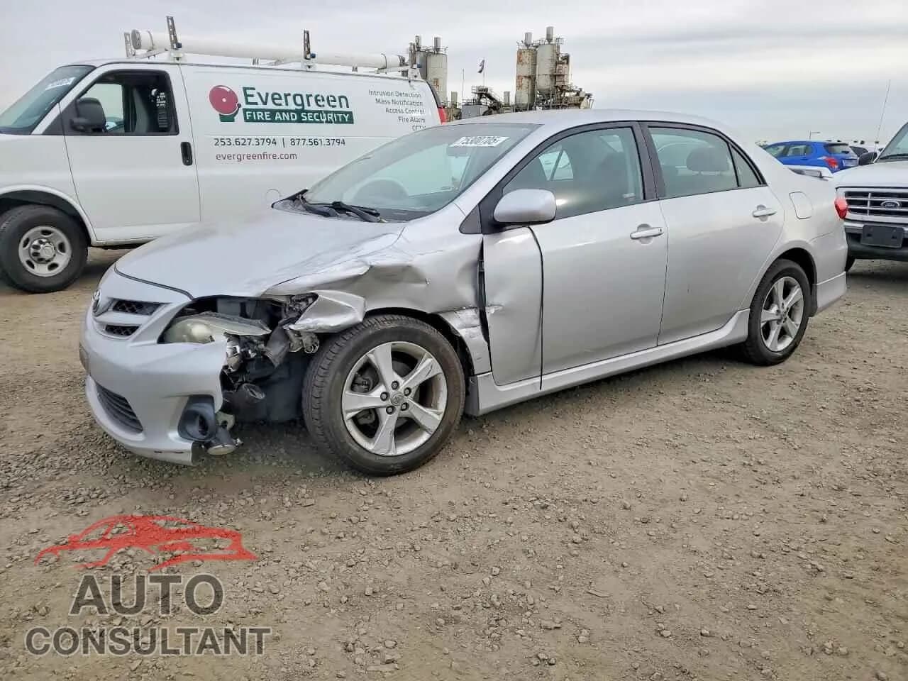 2012 TOYOTA COROLLA Damaged VIN 5YFBU4EE9CP013347 – front exterior 2012 TOYOTA COROLLA Damaged VIN 5YFBU4EE9CP013347 – front exterior