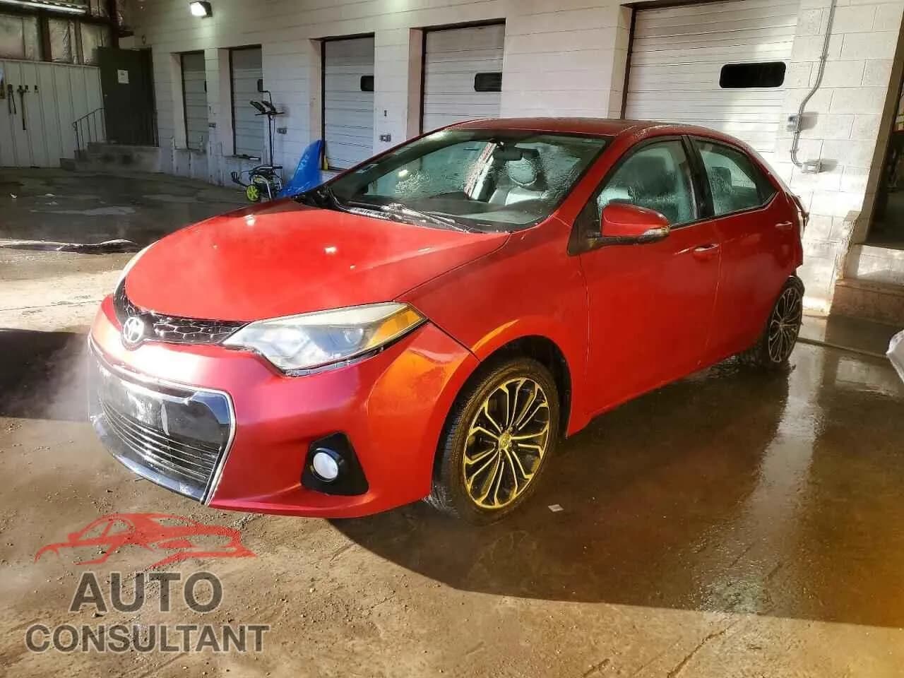 2015 TOYOTA COROLLA Damaged VIN 5YFBURHE4FP228406 – front exterior 2015 TOYOTA COROLLA Damaged VIN 5YFBURHE4FP228406 – front exterior