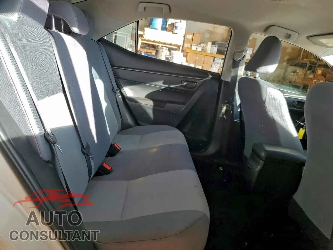 2016 TOYOTA COROLLA Damaged VIN 5YFBURHE4GP392496 – odometer reading 2016 TOYOTA COROLLA Damaged VIN 5YFBURHE4GP392496 – odometer reading