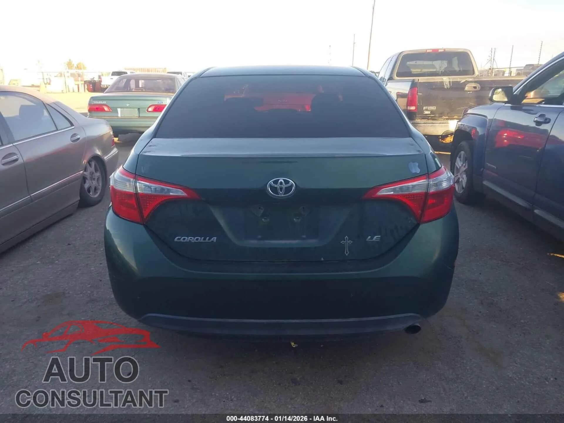 2014 TOYOTA COROLLA Damaged VIN 5YFBURHE5EP128989 – photo 17 2014 TOYOTA COROLLA Damaged VIN 5YFBURHE5EP128989 – photo 17