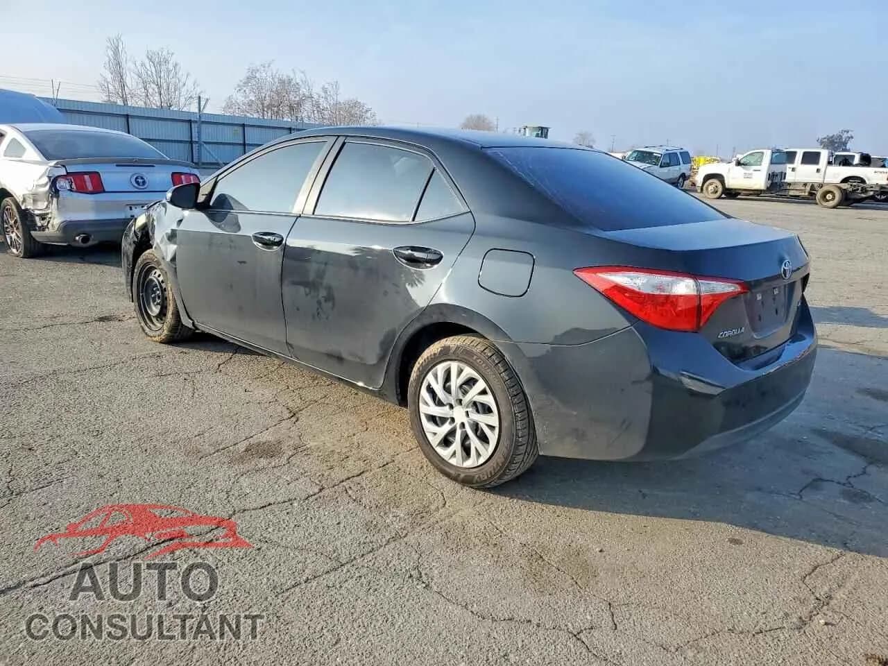 2015 TOYOTA COROLLA Damaged VIN 5YFBURHE7FP317225 – rear exterior 2015 TOYOTA COROLLA Damaged VIN 5YFBURHE7FP317225 – rear exterior