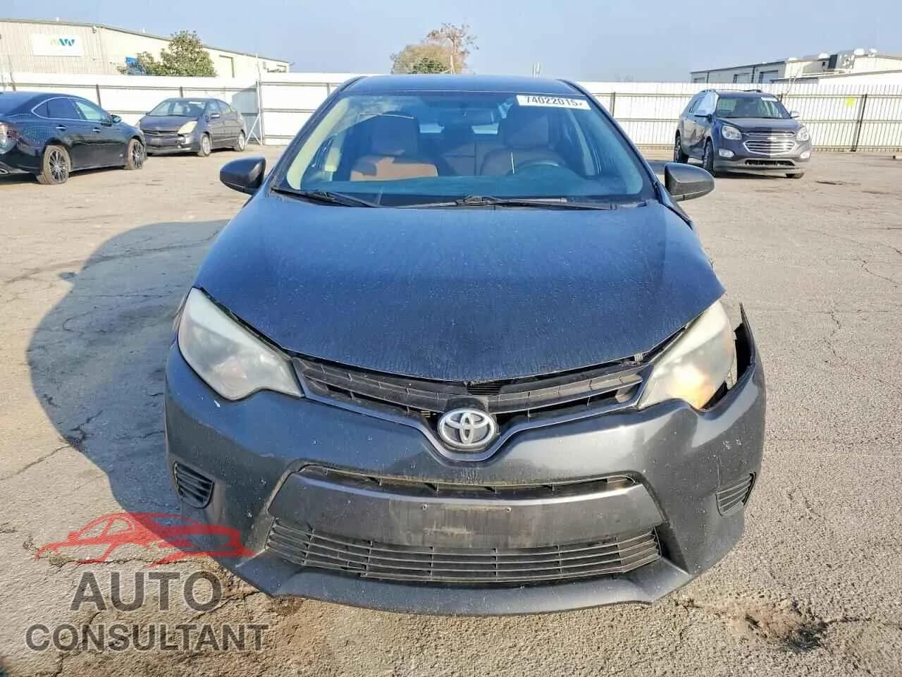 2015 TOYOTA COROLLA Damaged VIN 5YFBURHE7FP317225 – interior seats 2015 TOYOTA COROLLA Damaged VIN 5YFBURHE7FP317225 – interior seats