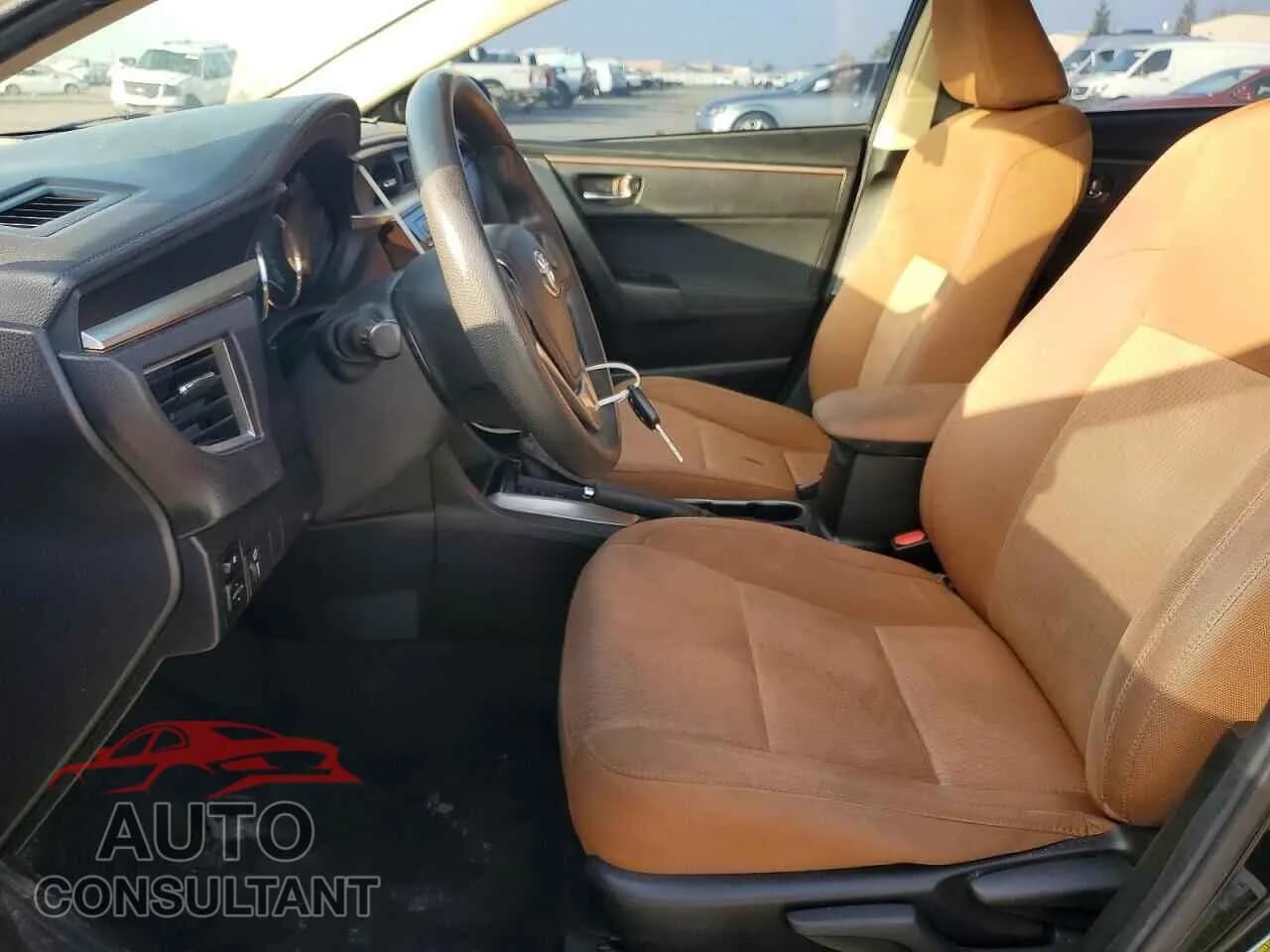 2015 TOYOTA COROLLA Damaged VIN 5YFBURHE7FP317225 – exterior detail 2015 TOYOTA COROLLA Damaged VIN 5YFBURHE7FP317225 – exterior detail