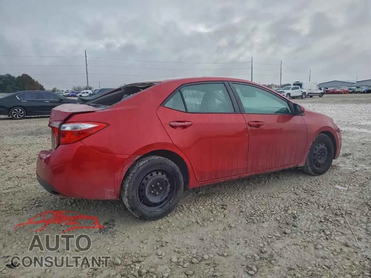 2015 TOYOTA COROLLA Damaged VIN 5YFBURHE9FP302712 – side profile 2015 TOYOTA COROLLA Damaged VIN 5YFBURHE9FP302712 – side profile