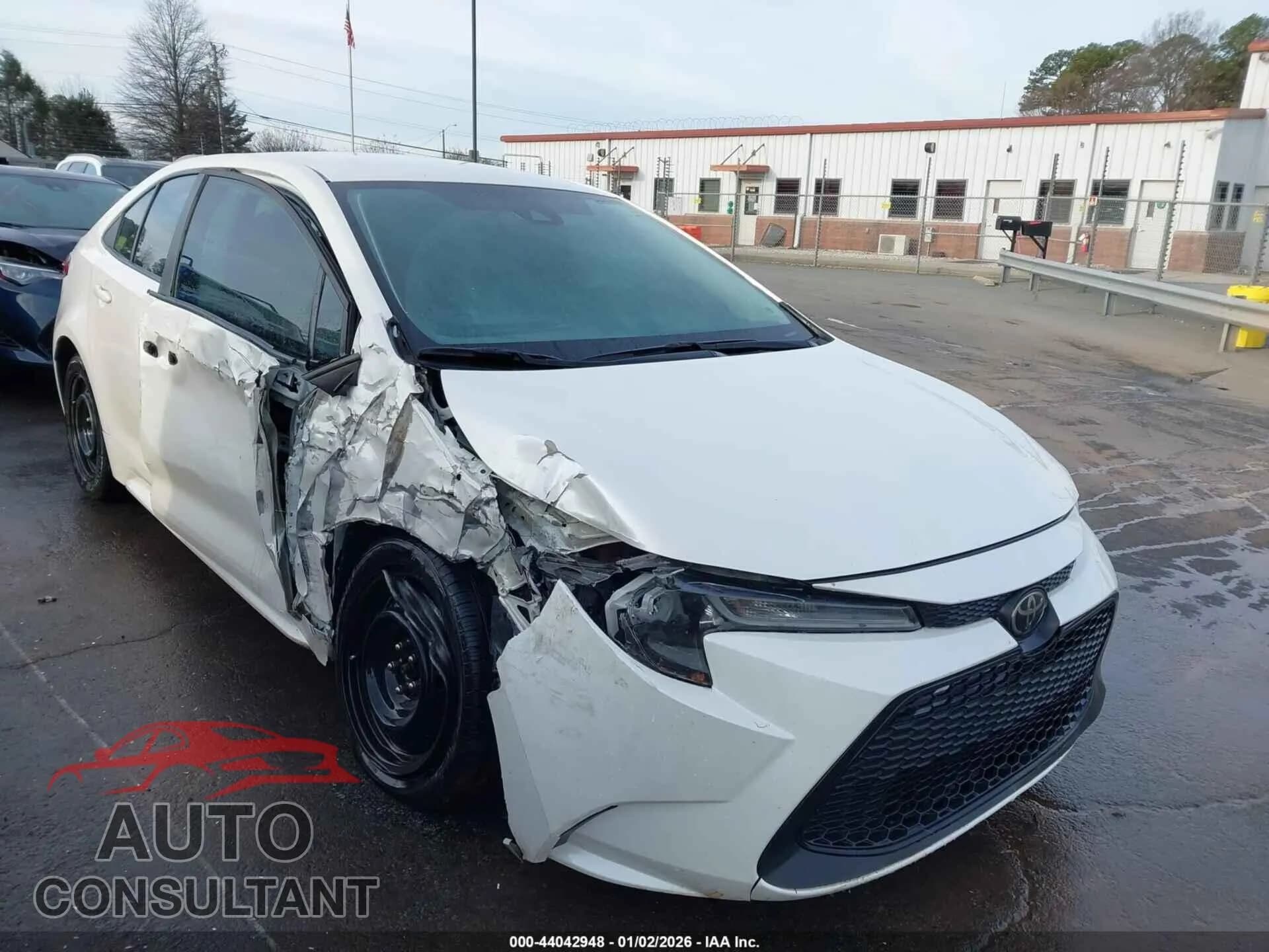 2020 TOYOTA COROLLA Damaged VIN 5YFEPRAE1LP114213 – front exterior 2020 TOYOTA COROLLA Damaged VIN 5YFEPRAE1LP114213 – front exterior