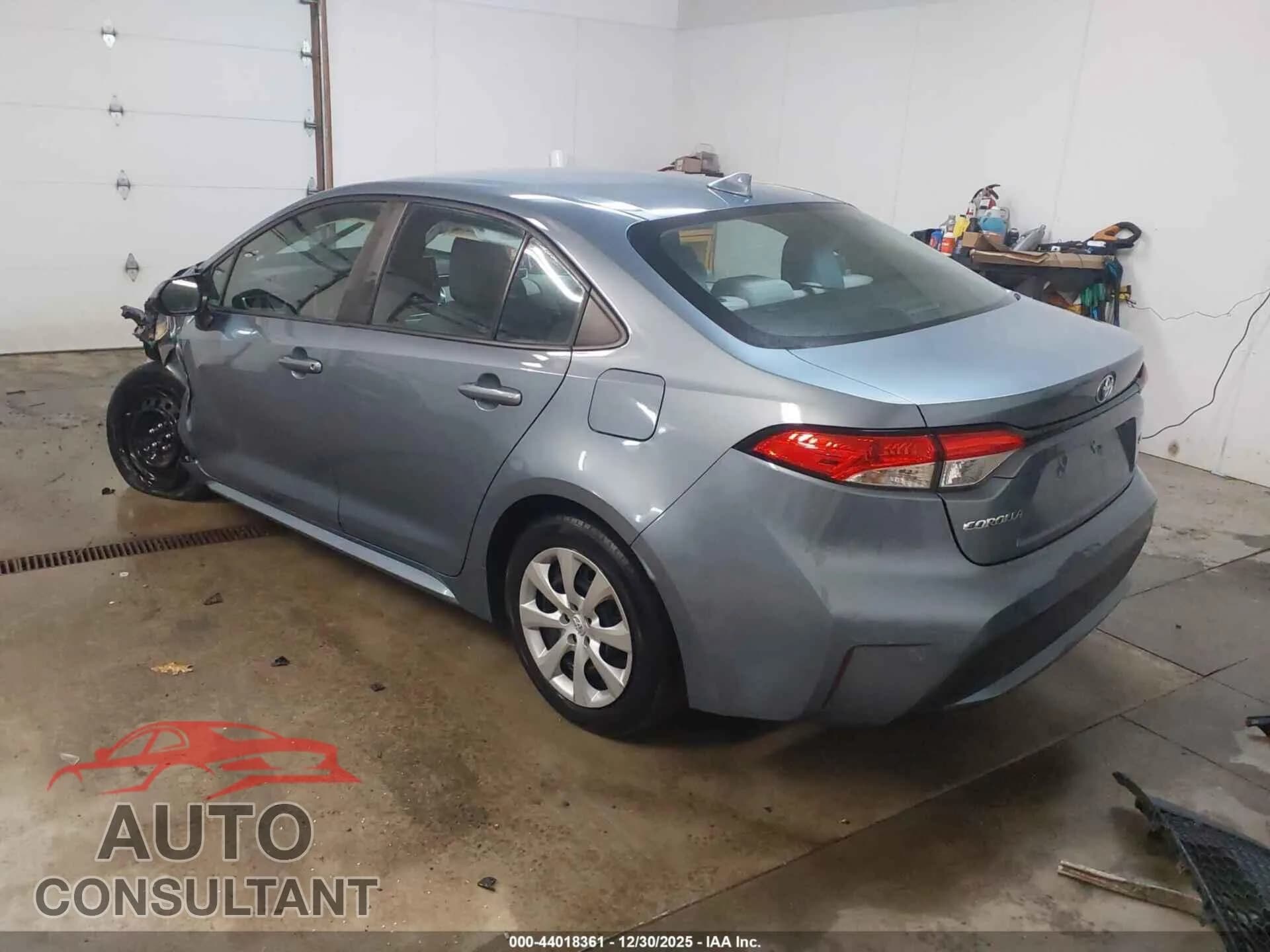 2020 TOYOTA COROLLA Damaged VIN 5YFEPRAE6LP062027 – side profile 2020 TOYOTA COROLLA Damaged VIN 5YFEPRAE6LP062027 – side profile