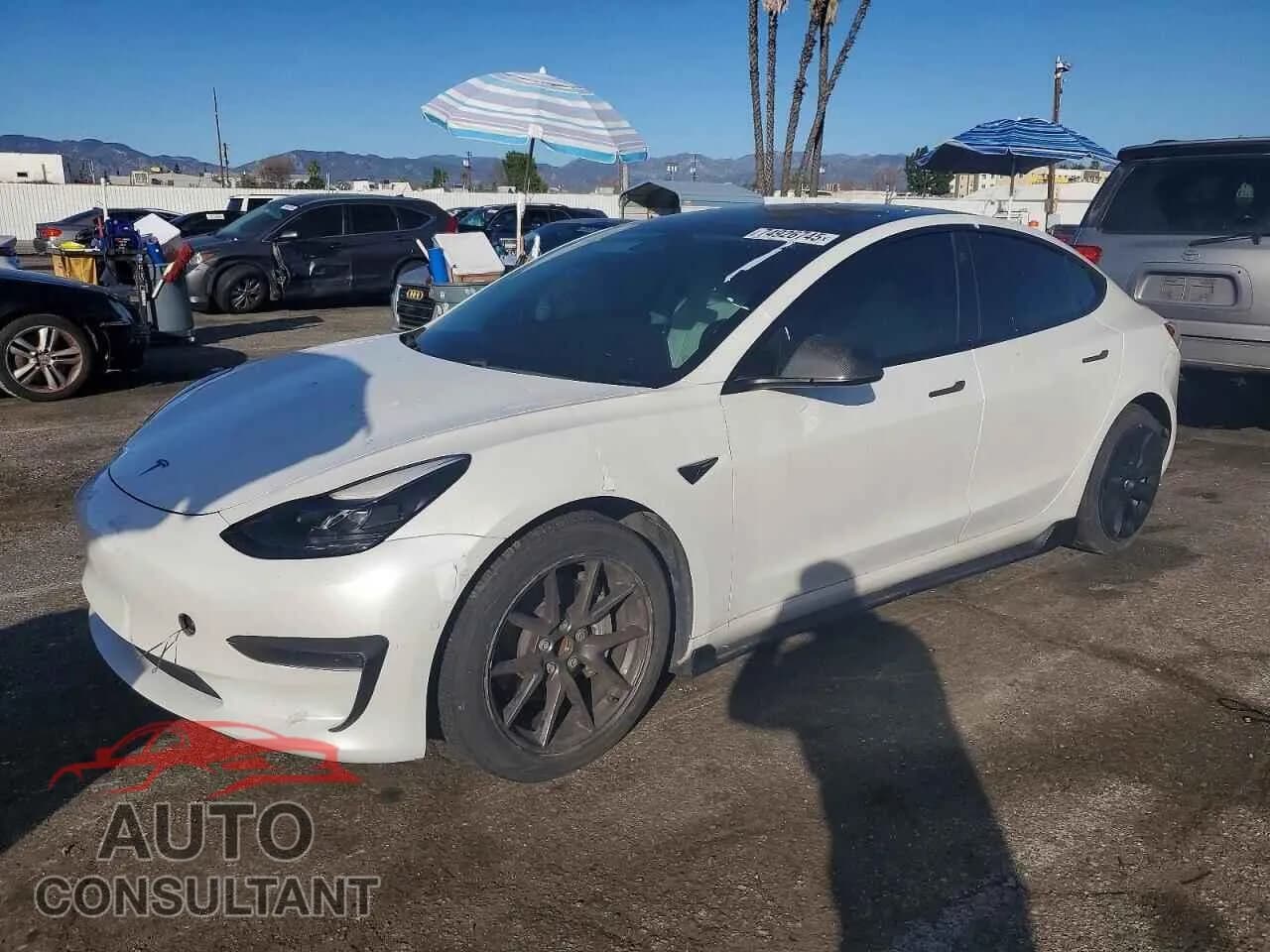 2021 TESLA MODEL 3 Damaged VIN 5YJ3E1EA4MF930724 – front exterior 2021 TESLA MODEL 3 Damaged VIN 5YJ3E1EA4MF930724 – front exterior