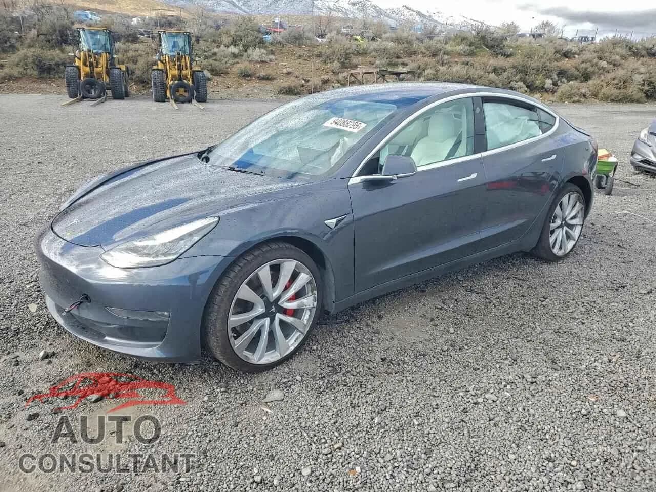 2018 TESLA MODEL 3 Damaged VIN 5YJ3E1EB2JF056264 – front exterior 2018 TESLA MODEL 3 Damaged VIN 5YJ3E1EB2JF056264 – front exterior