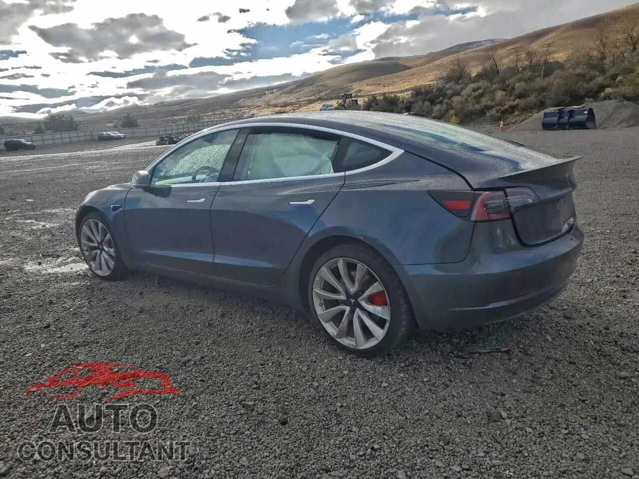 2018 TESLA MODEL 3 Damaged VIN 5YJ3E1EB2JF056264 – rear exterior 2018 TESLA MODEL 3 Damaged VIN 5YJ3E1EB2JF056264 – rear exterior