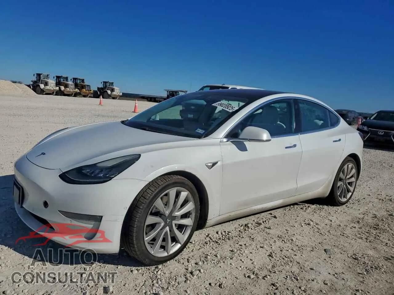 2018 TESLA MODEL 3 Damaged VIN 5YJ3E1EB2JF135644 – front exterior 2018 TESLA MODEL 3 Damaged VIN 5YJ3E1EB2JF135644 – front exterior