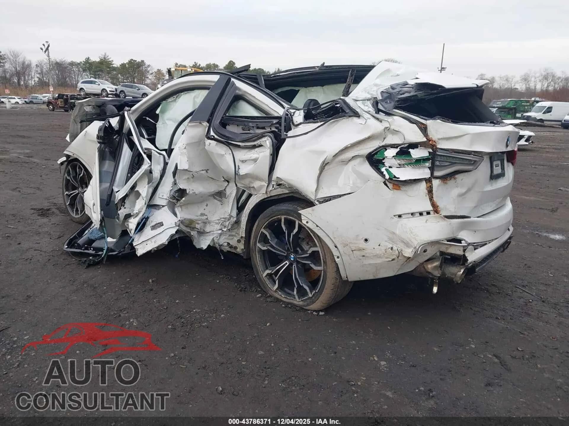 2020 BMW X3 M Damaged VIN 5YMTS0C07L9B00920 – side profile 2020 BMW X3 M Damaged VIN 5YMTS0C07L9B00920 – side profile