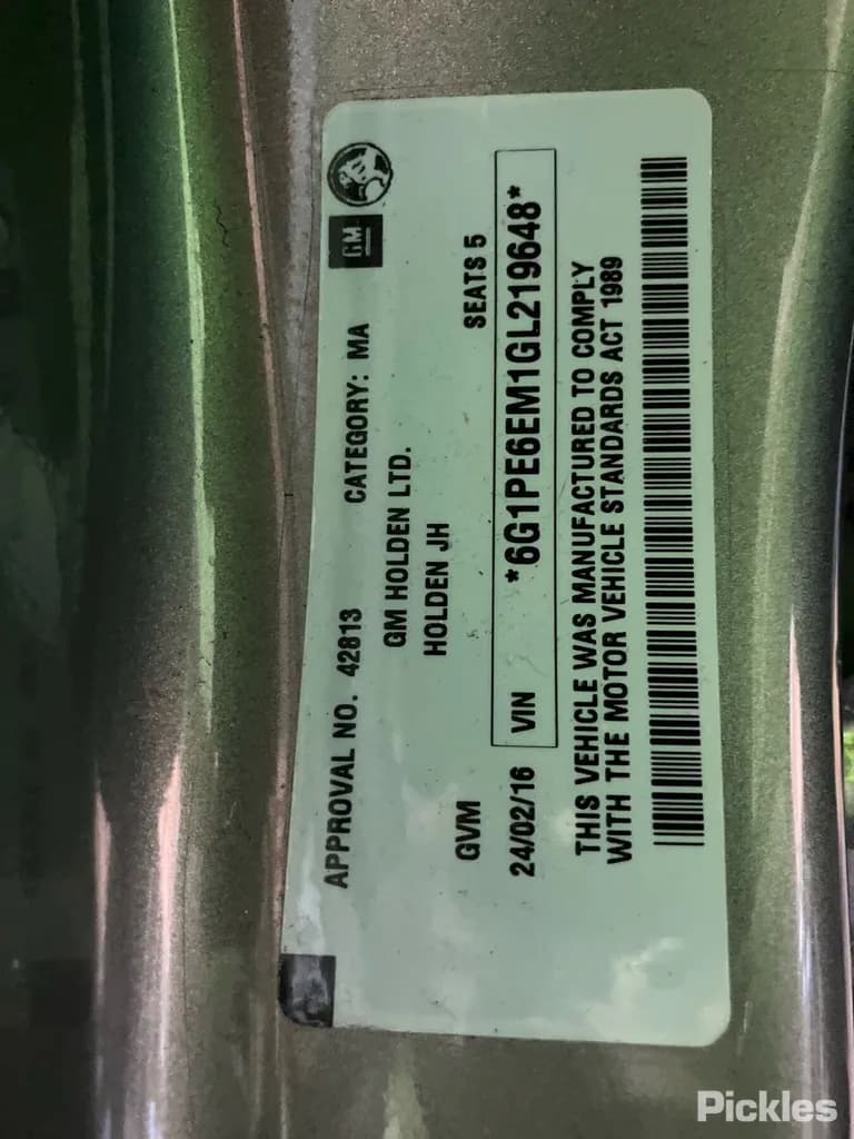 2016 Holden Cruze Used VIN 6G1PE6EM1GL219648 – photo 13 2016 Holden Cruze Used VIN 6G1PE6EM1GL219648 – photo 13