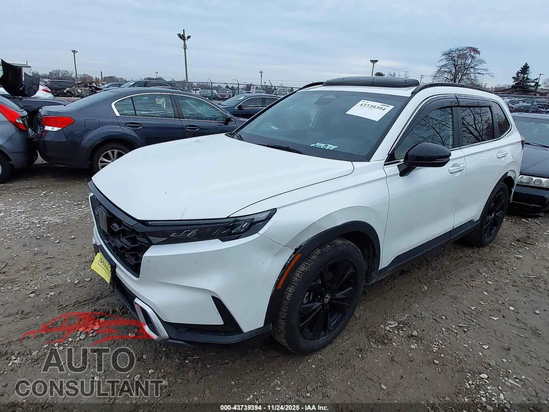 2023 HONDA CR-V HYBRID Damaged VIN 7FARS6H9XPE008520 – rear exterior 2023 HONDA CR-V HYBRID Damaged VIN 7FARS6H9XPE008520 – rear exterior