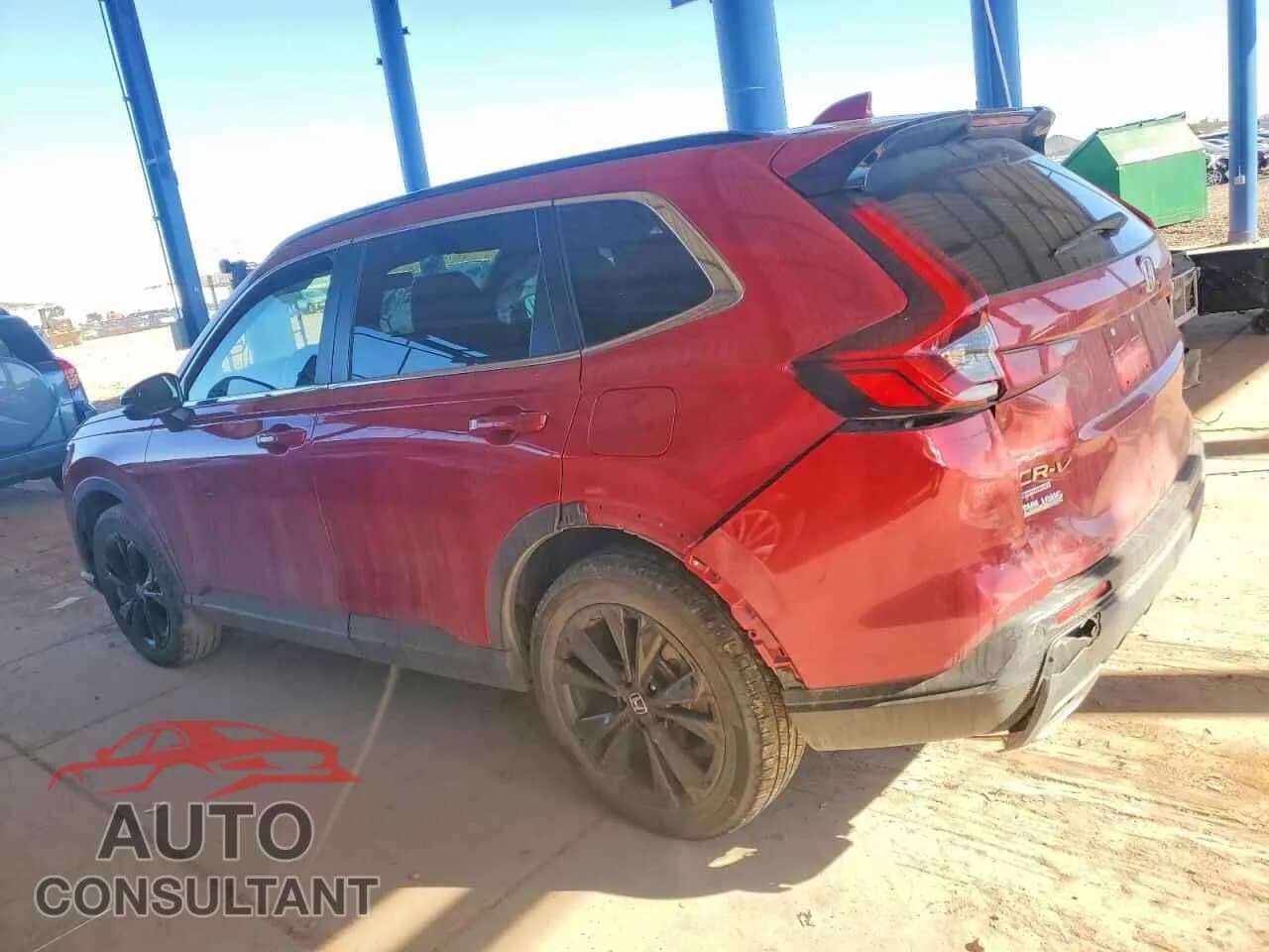 2023 HONDA CRV Damaged VIN 7FARS6H9XPE018657 – rear exterior 2023 HONDA CRV Damaged VIN 7FARS6H9XPE018657 – rear exterior