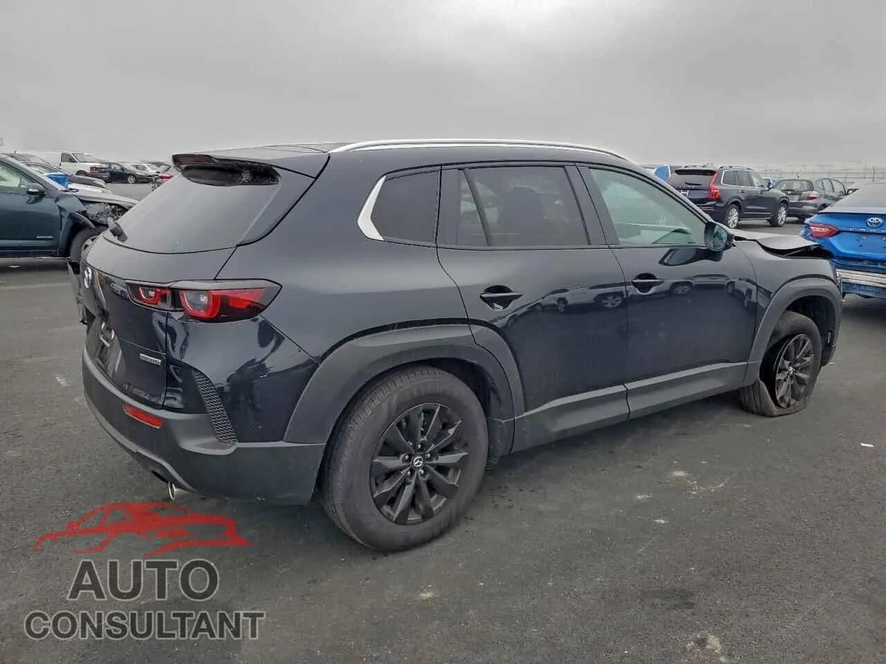 2025 MAZDA CX-50 Damaged VIN 7MMVABAM4SN349166 – side profile 2025 MAZDA CX-50 Damaged VIN 7MMVABAM4SN349166 – side profile