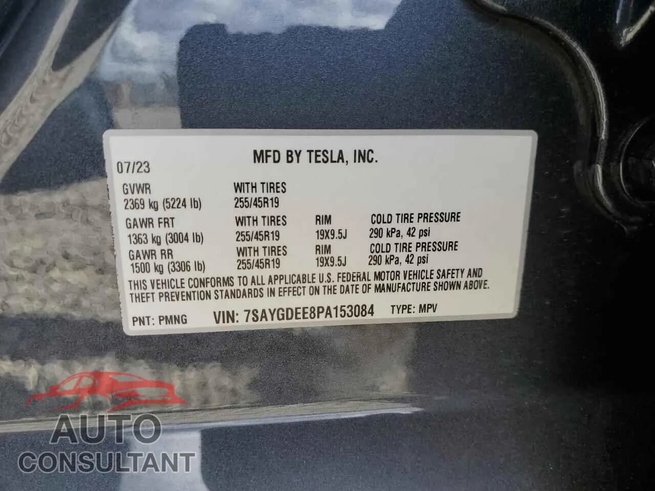 2023 TESLA MODEL Y Damaged VIN 7SAYGDEE8PA153084 – photo 13 2023 TESLA MODEL Y Damaged VIN 7SAYGDEE8PA153084 – photo 13