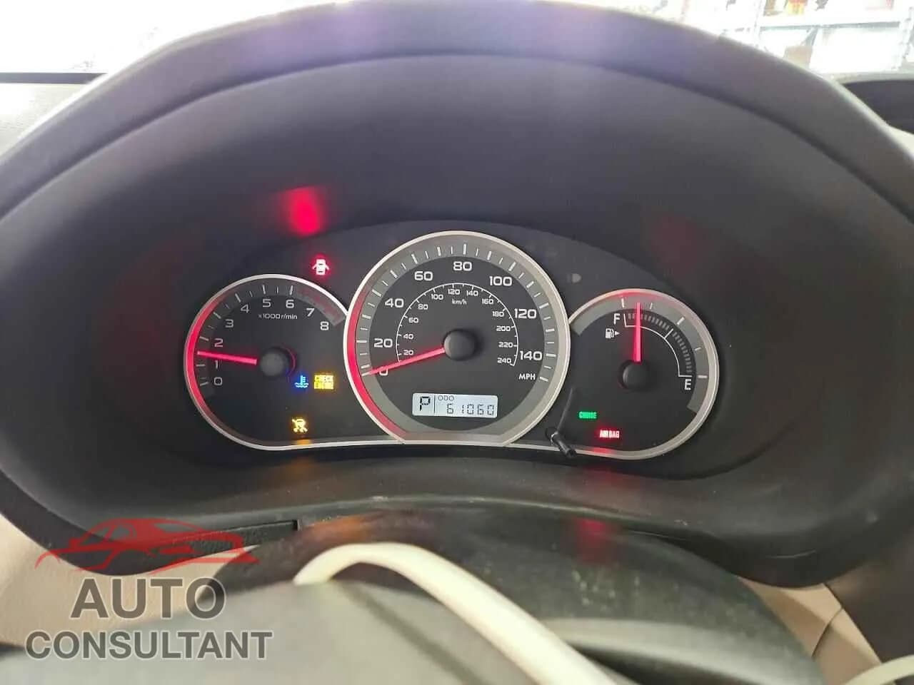 2010 SUBARU IMPREZA Used VIN JF1GE6B64AH505455 – trunk area 2010 SUBARU IMPREZA Used VIN JF1GE6B64AH505455 – trunk area