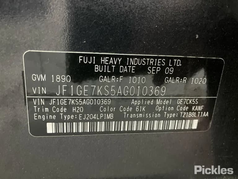 2009 Subaru Impreza Used VIN JF1GE7KS5AG010369 – photo 23 2009 Subaru Impreza Used VIN JF1GE7KS5AG010369 – photo 23