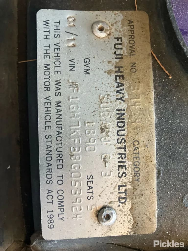 2011 Subaru Impreza Used VIN JF1GH7KF3BG053924 – dashboard 2011 Subaru Impreza Used VIN JF1GH7KF3BG053924 – dashboard