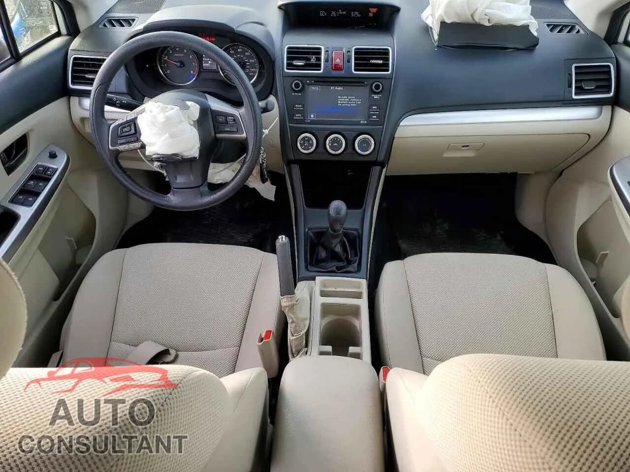 2016 SUBARU IMPREZA Damaged VIN JF1GPAA65G9290797 – undercarriage 2016 SUBARU IMPREZA Damaged VIN JF1GPAA65G9290797 – undercarriage