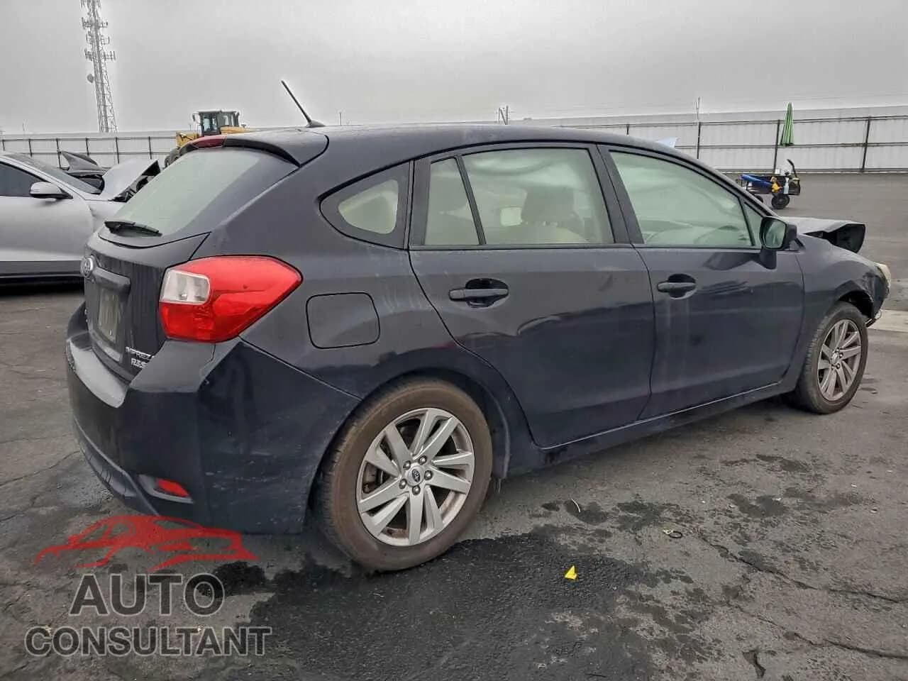 2015 SUBARU IMPREZA Damaged VIN JF1GPAC69F8330834 – side profile 2015 SUBARU IMPREZA Damaged VIN JF1GPAC69F8330834 – side profile