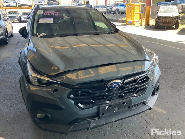 2024 Subaru Crosstrek Used VIN JF1GU7KL5RG024071 – undercarriage 2024 Subaru Crosstrek Used VIN JF1GU7KL5RG024071 – undercarriage