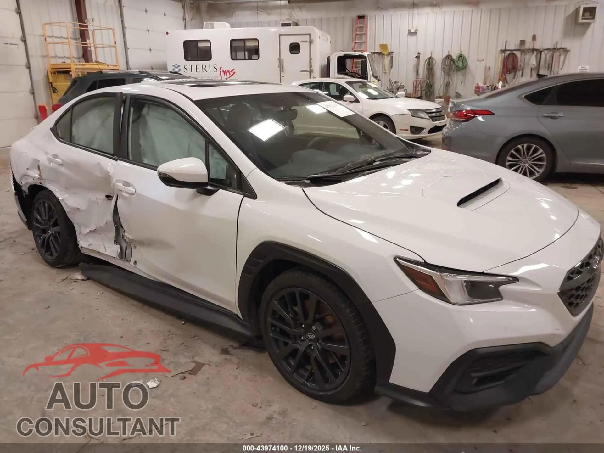 2022 SUBARU WRX Damaged VIN JF1VBAN66N8010971 – front exterior 2022 SUBARU WRX Damaged VIN JF1VBAN66N8010971 – front exterior