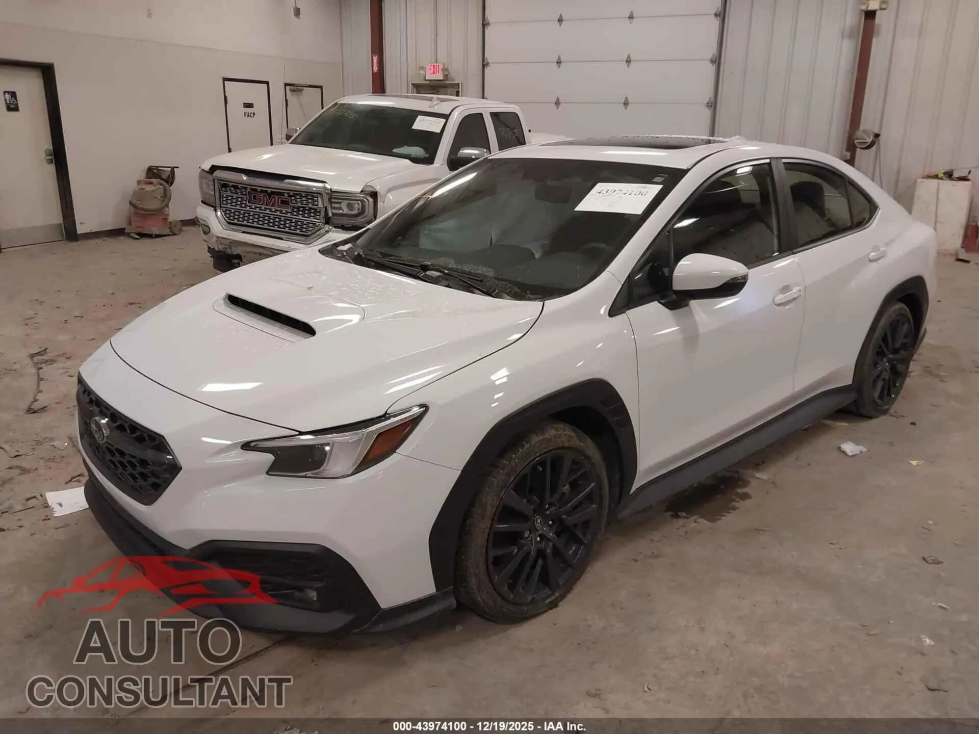 2022 SUBARU WRX Damaged VIN JF1VBAN66N8010971 – rear exterior 2022 SUBARU WRX Damaged VIN JF1VBAN66N8010971 – rear exterior