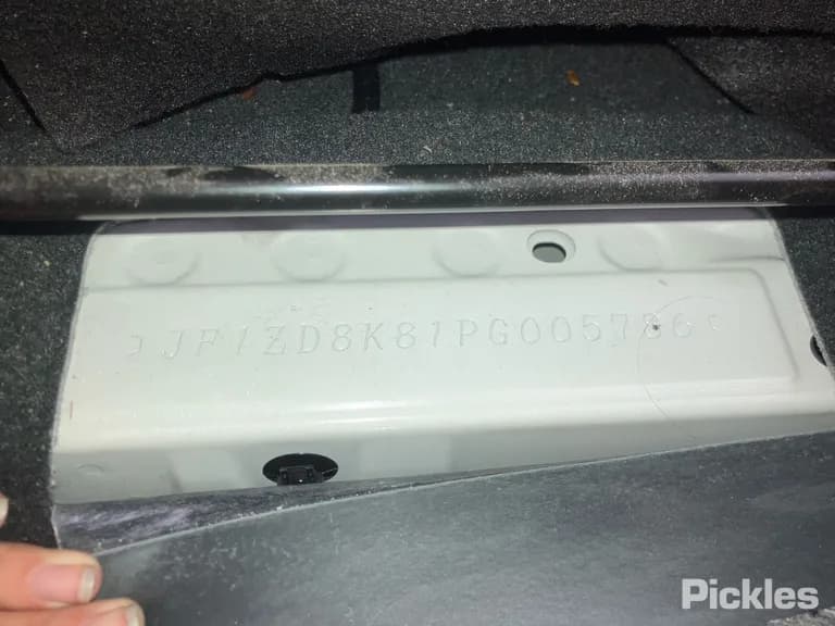 2023 Subaru BRZ Used VIN JF1ZD8K81PG005786 – undercarriage 2023 Subaru BRZ Used VIN JF1ZD8K81PG005786 – undercarriage