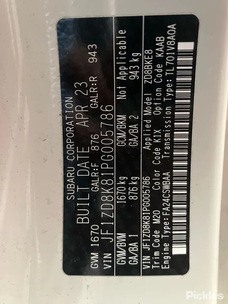 2023 Subaru BRZ Used VIN JF1ZD8K81PG005786 – photo 20 2023 Subaru BRZ Used VIN JF1ZD8K81PG005786 – photo 20